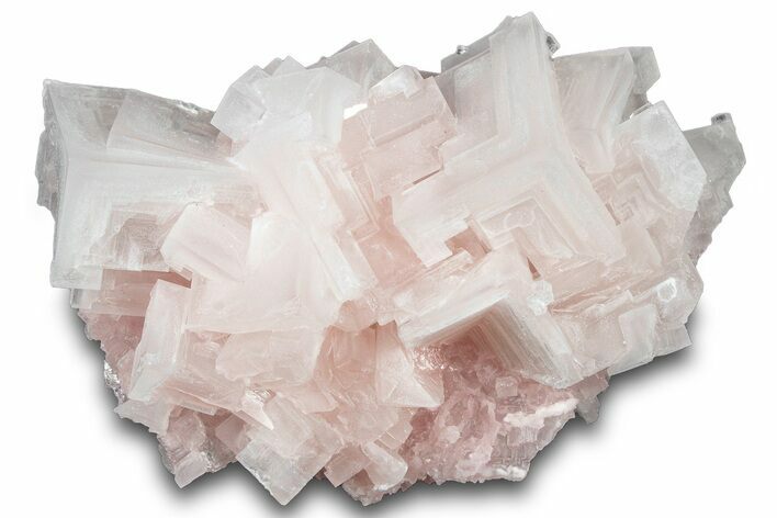 Pink Halite Crystal Cluster - Trona, California #314153